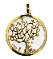 Tree of Life Glass Pendant *Nice