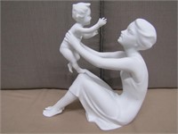 Porcelain Woman & Child