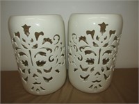 2 Bombay Vases 12" T