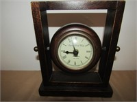 Wood Clock 8" T