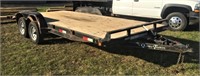 2012 Quality 18' Flatbed Trailer