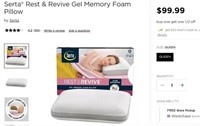 Serta® Rest & Revive Gel Memory Foam Pillow