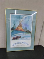 Winter Moons Print Signed By Vic Runnels