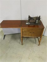 Domestic Rotary Sewing Machine & Cabinet