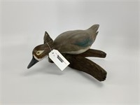 Stanley Hobbs Hen Wood Duck on Driftwood