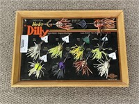 Herb's Dilly Fishing Lure Salesman Display Board