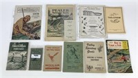 Vintage Fishing Tackle Catalogs & Booklets