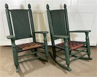 Pair of Oversized Porch Rockers
