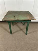 Primitive Pine Painted Stand