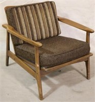 Chair with brown cushion