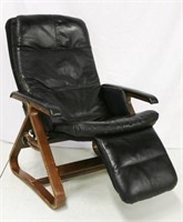 Stressless black reclining lounge chair