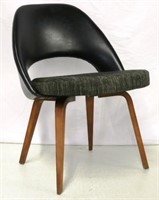 Knoll bentwood (old label) leather Saarinen chair