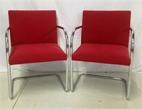 Brno chairs by Mies Van Der Rohe for Knoll