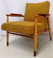 Bamboo motif floating arm chair