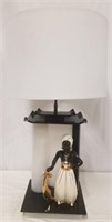 Acrylic Arabian figure table lamp