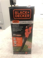 Black + Decker power boost hard surface sweeper