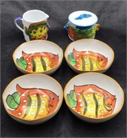 Italian Vietri Ceramic Set