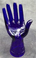 Blue Glass Hand
