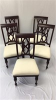 Five Mahogany Dining Chairs