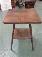 Oak Stand Table. Stain to Top. 29 1/4"T x 24"