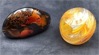 Glass and Resin Paperweights