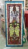 Tall Leaded Glass Window. 24" x 60"