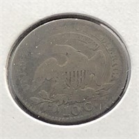 1858 3 CENT PIECE  G