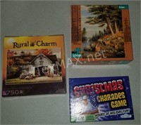 Christmas Charades Game and Puzzles