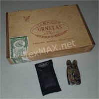 Utility Pocket Knife and Cigar Box