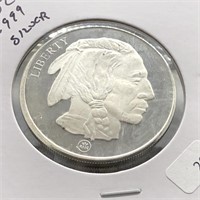 1 OZ .999 SILVER ROUND