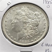 1885 O MORGAN DOLLAR CHOICE BU