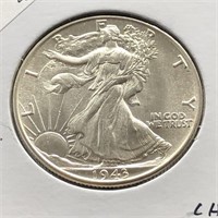 1943 WALKING HALF DOLLAR CHOICE BU