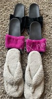 (3) Pairs Of Slippers