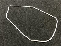 STERLING SILVER LOOPED CHAIN NECKLACE