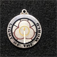 STERLING SILVER LIGHT OF THE WORLD PENDENT