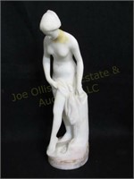 Carved Marble Statue of Nude 13 1/4"T