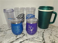 (6) Travel Cups
