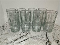 (8) Set of Drinking Glasses