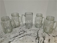 Pint Glass and Handled Jars