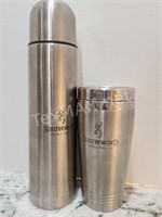 Browning Thermos and Travel Cup