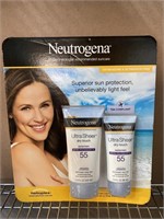 New Neutrogena Ultra Sheer Spf 55 Sunscreen Light