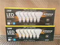 2 Feit LED 90 CRI Dimmable BR30 Flood Bulbs 65