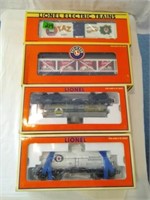 Lot of 4 Lionel Cars - O Gauge -