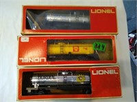 Lot of 3 Lionel Cars - Tank Cars