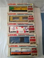 Lot of 5 Lionel Cars - O Gauge