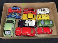 LOT OF ASSORTED VW BEETLE DIE CAST CARS