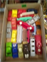 Box Lot - Toy Cars - Plastiscville, Tootsie + More