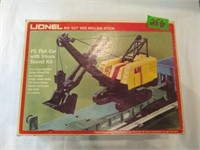 Lionel Flat Car w/Steam Shovel Kit