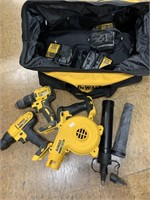 20V DeWalt Drills and Chargers.