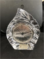 Daum Stunning Tear Drop Crystal Clock.